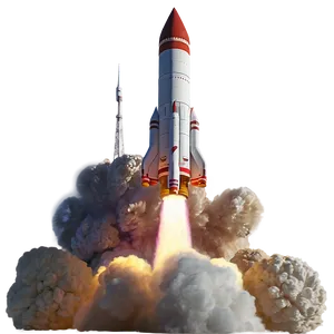 Rocket Launch Blast Png Oll PNG Image