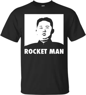 Rocket Man Graphic T Shirt PNG Image