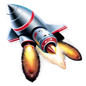 Rocketship In Space Png Rkp PNG Image