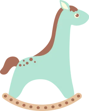 Rocking Horse Illustration PNG Image