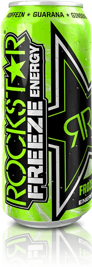 Rockstar Energy Drink Can Freeze Lime PNG Image