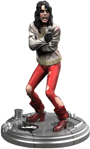 Rockstar Figure Red Pants PNG Image