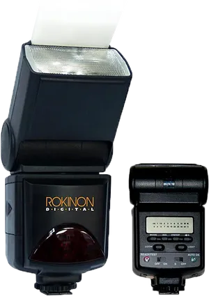 Rokinon Digital Camera Flash Unit PNG Image