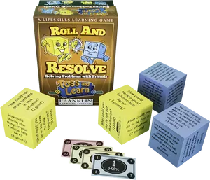 Rolland Resolve Educational Game PNG Image