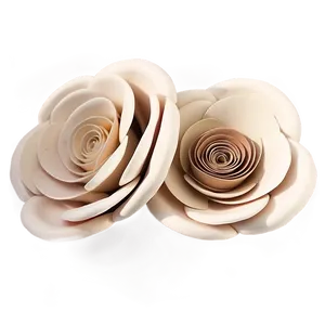 Rolled Flower Wedding Decor Png 06282024 PNG Image