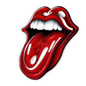 Rolling Stones Mouth & Tongue Png Rnr PNG Image