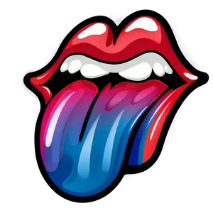 Rolling Stones Tongue Logo PNG Hsu PNG