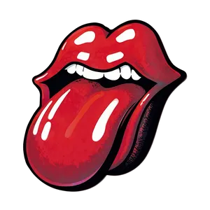 Rolling Stones Tongue Merch Design Png Cnm93 PNG Image