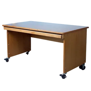 Rolling Student Desk Png 06212024 PNG Image