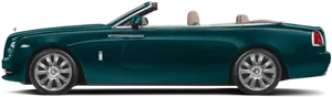 Rolls Royce Dawn Convertible Side View PNG Image