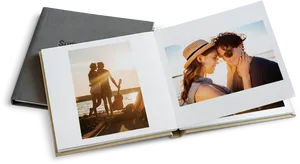 Romantic Beach Sunset Moments PNG Image