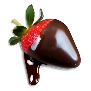 Romantic Chocolate Covered Strawberry Png Lkt PNG Image