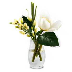 Romantic Flowers In Vase Png Spo PNG Image