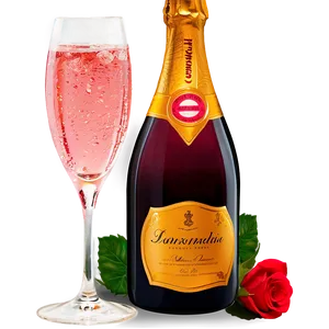 Romantic Pink Champagne Date Png 25 PNG Image