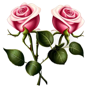 Romantic Rose Clipart Png Uiw11 PNG Image