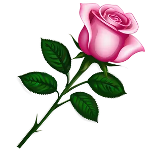 Romantic Rose Vector Drawing Png 06292024 PNG Image