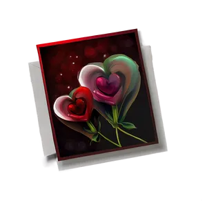 Romantic Valentine's Card Png Rro PNG Image