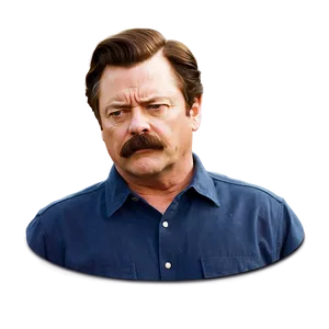 Ron Swanson Emoji Png Pbi24 PNG Image