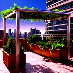 Rooftop Garden Canopy Png Kib PNG Image