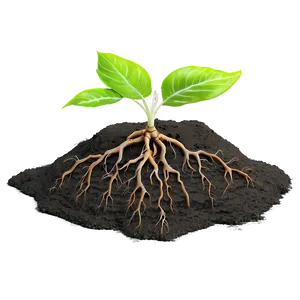 Root In Soil Layer Png Fym25 PNG Image