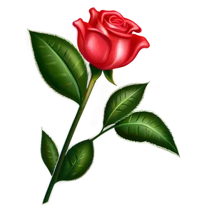 Rose Bud Clipart Png Stp PNG Image