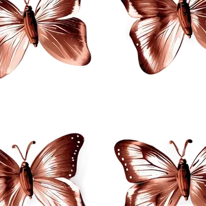 Rose Gold Butterfly Wallpaper Png 06282024 PNG Image