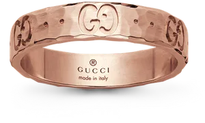 Rose Gold Designer Ring PNG Image