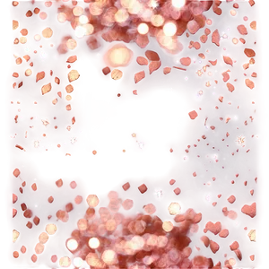 Rose Gold Glitter Bokeh Effect Png Fqw16 PNG Image