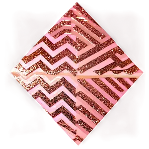 Rose Gold Glitter Chevron Png Qyc64 PNG Image