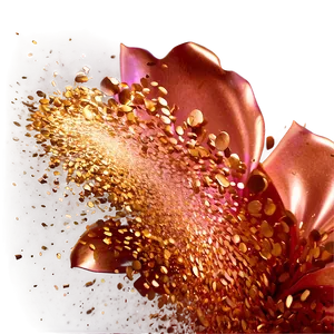 Rose Gold Glitter Explosion Png Dhn61 PNG Image