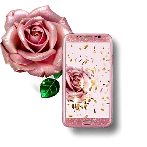 Rose Gold Glitter Smartphone Png 63 PNG Image