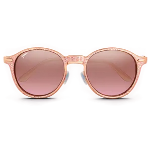 Rose Gold Glitter Sunglasses Png Kbw65 PNG Image