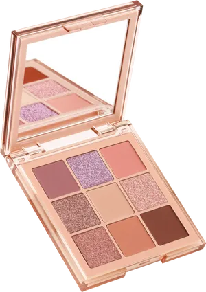 Rose Hued Eyeshadow Palette PNG Image