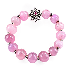 Rose Quartz Healing Bracelet Png Sqx PNG Image