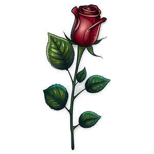 Rose Stem Png 06132024 PNG Image