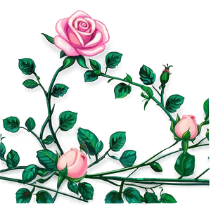 Rose Vine Clipart Png 92 PNG Image