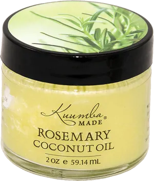 Rosemary Coconut Oil Jar PNG Image