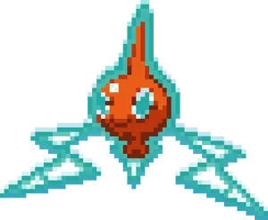 Rotom Wash Pixel Art PNG Image