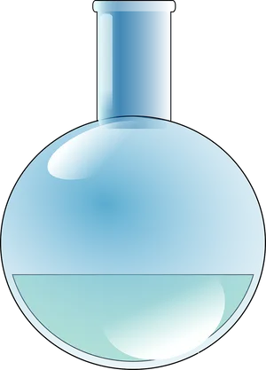 Round Bottom Flask Vector Illustration PNG Image