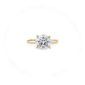 Round Diamond Solitaire Png 79 PNG Image