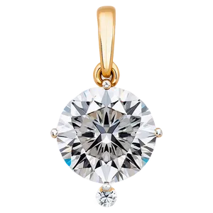 Round Diamond Solitaire Png Eoh83 PNG Image