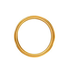 Round Gold Circle Frame Png Ufi20 PNG Image