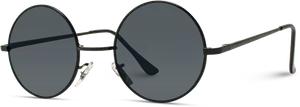 Round Hippie Sunglasses PNG Image