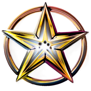 Round Star Element Png Qxq PNG Image