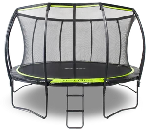 Round Trampolinewith Safety Net PNG Image