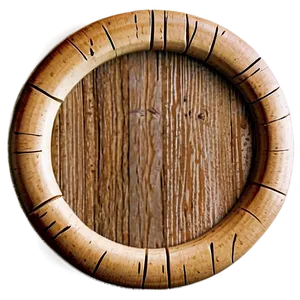 Round Wood Circle Element Png Gwx PNG Image