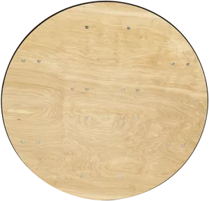 Round Wooden Table Top.png PNG Image