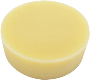 Round Yellow Soap Bar PNG Image