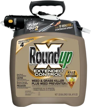 Roundup Extended Control Herbicide Product PNG Image