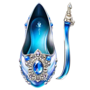 Royal Ball Glass Slipper Png Fog90 PNG Image